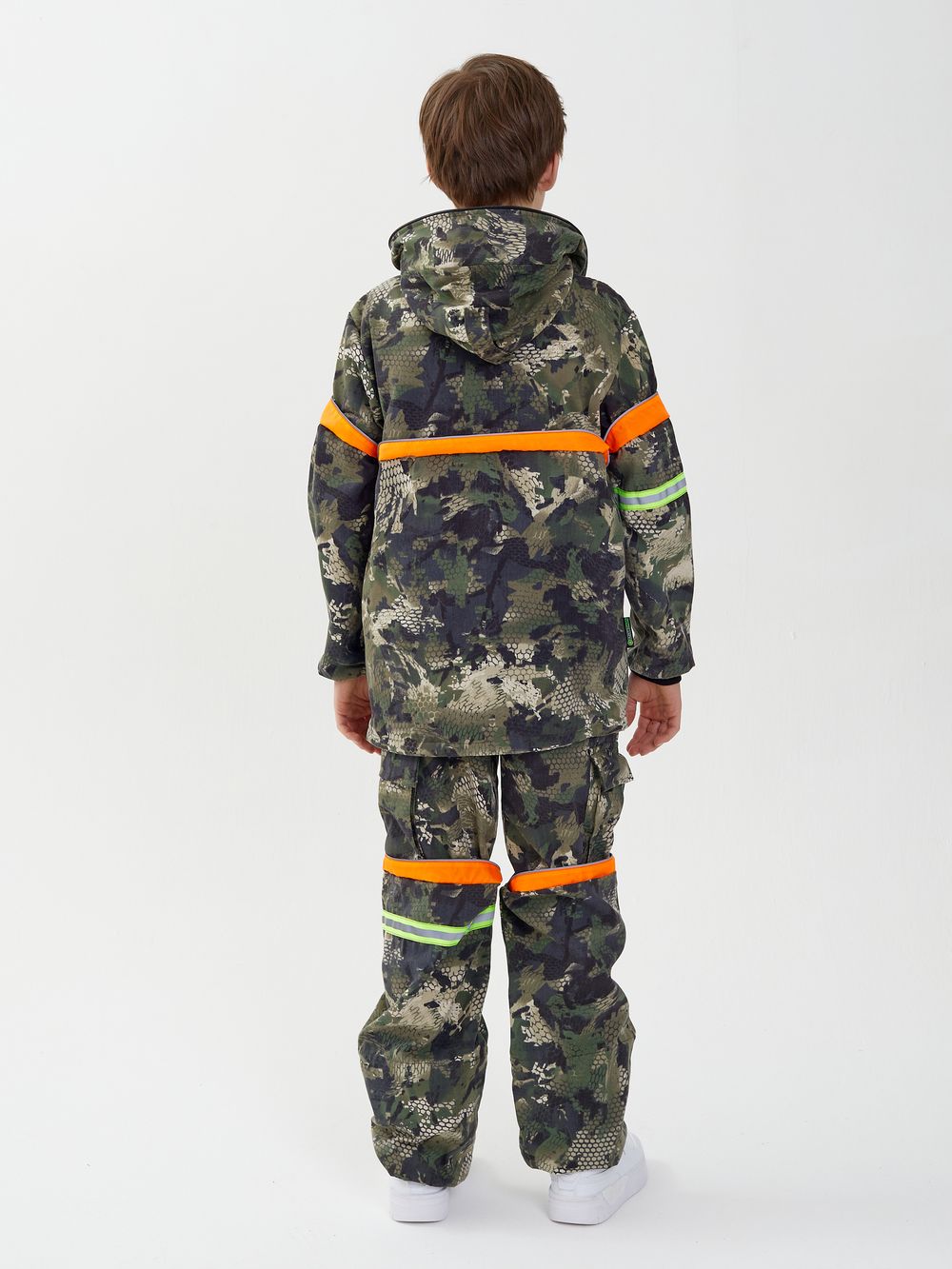 Костюм летний Антигнус-Детский ткань Твил-Пич цвет Зеленый питон