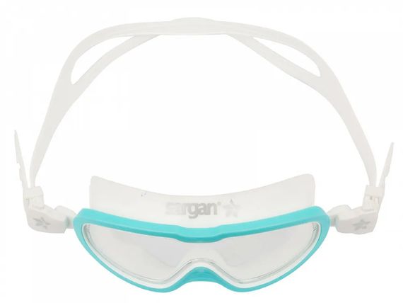 Очки для плавания детские Sargan Старт бирюзовый/прозрачный