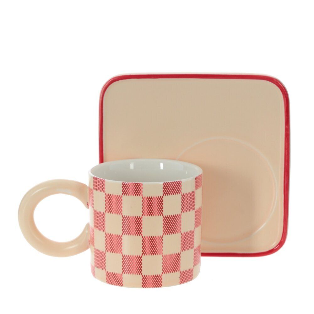 GAEM Кружка с блюдцем, 260 мл, L14 W14 H8,5 см, 3в.