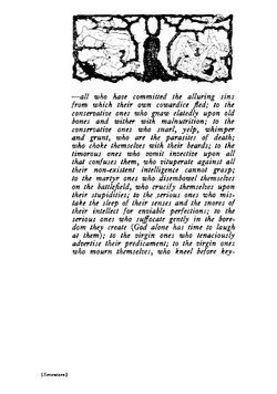 Fantazius Mallare: a mysterous oath | Ben Hecht