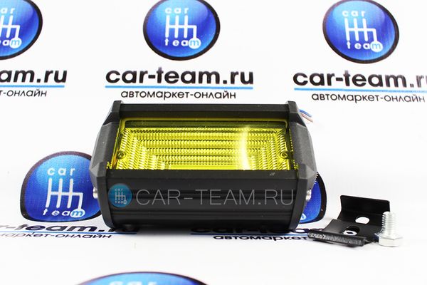 Светодиодная LED балка C4D желтая 72W