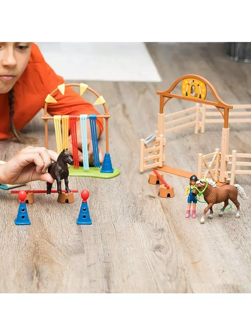 Набор Спортивная тренировка для пони Schleich 42481