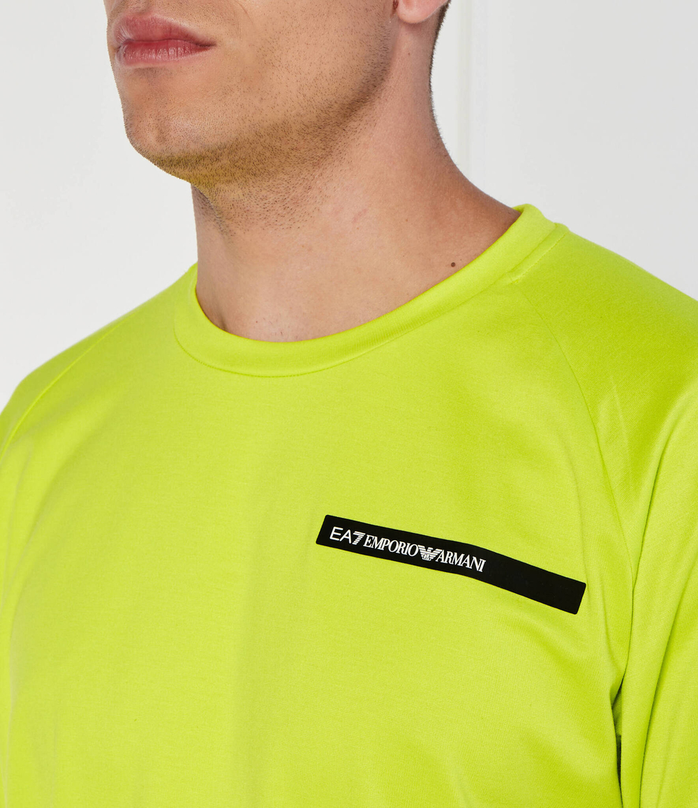 Футболка EA7 - лимонный(3DPT11 PJUYZ)