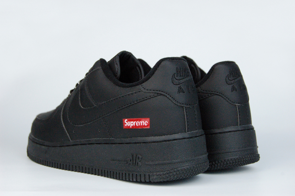 Кроссовки Nike Air Force 1 Low x Supreme Triple Black