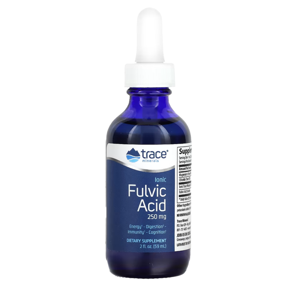 Trace Minerals Liquid Ionic Fulvic Acid 250 mg 59 мл , Ионная фульвокислота