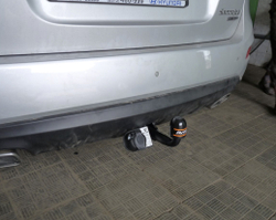 Фаркоп для Hyundai Santa Fe 2006-2012 Тип шара: A. Нагрузки: 2000/100 кг, HY 24