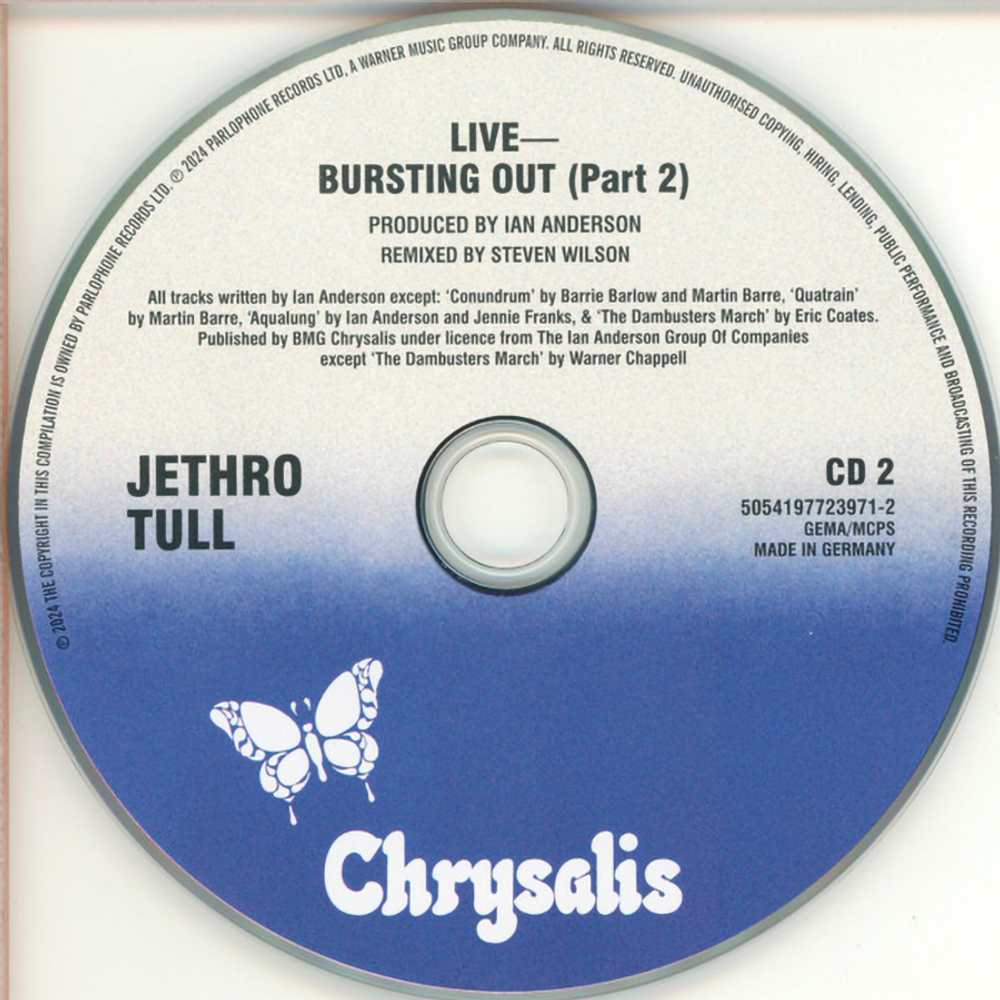 Jethro Tull / Live - Bursting Out (The Inflated Edition)(3CD+3DVD)