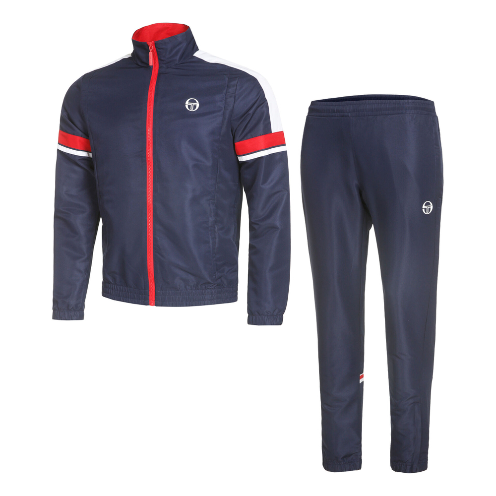 Мужские теннисные Костюмы Sergio Tacchini Cryo Tracksuit Men - Blue, Red