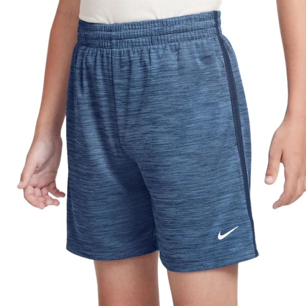 Детские теннисные шорты Nike Kids Dri-FIT Multi Big Training - midnight navy/football blue/white