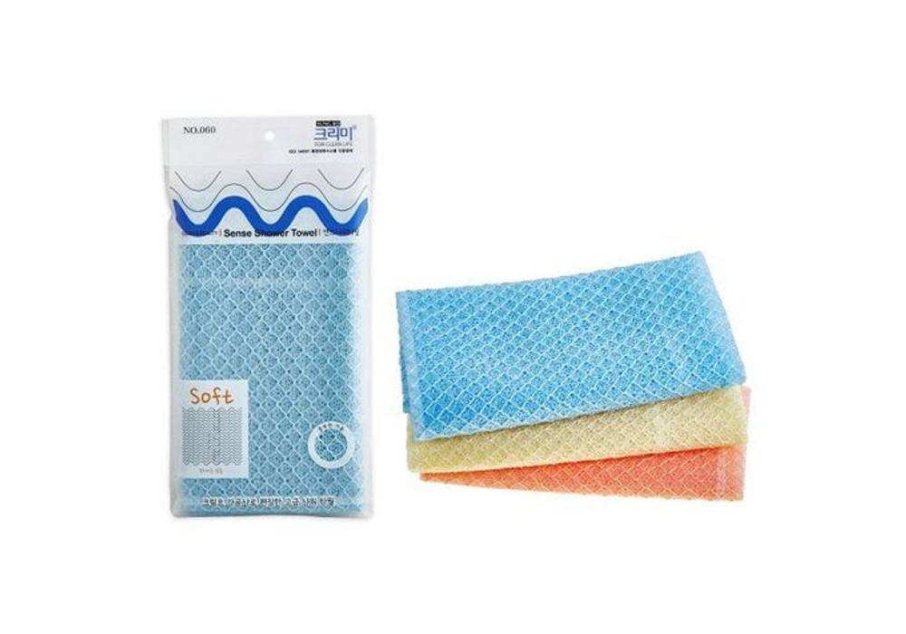 Мочалка-полотенце "Ромб" SHOWER TOWEL Chess Shower Tower