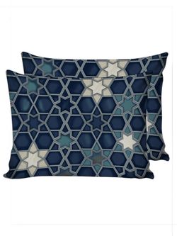 Постельное белье Сказка "Мозаика/Мозаика (компаньон)" семейное Наволочка 50х70 см 2 шт Простынь на резинке 160х200 см Пододеяльник 145х215 см(2шт) , перкаль