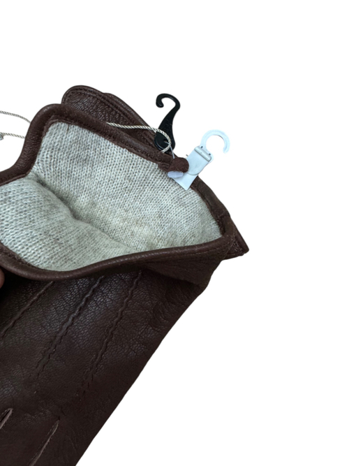 Перчатки. Мужские. Материал верха: Кожа оленя. Подклад: Трикотаж-шерсть.5 шт в упаковке.