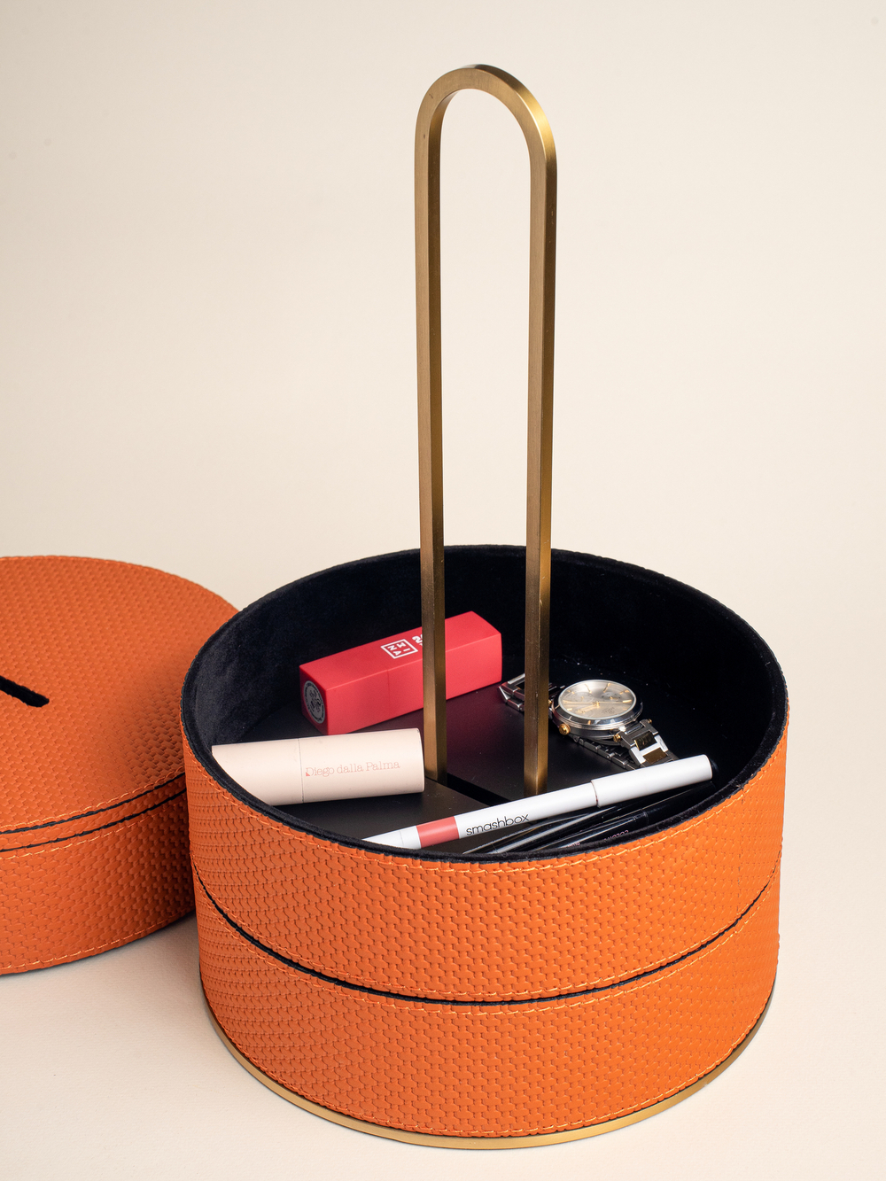 Шкатулка Трансформер круглая Оранжевая