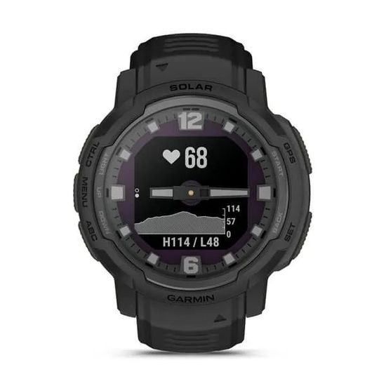 Умные часы Garmin Instinct Crossover Solar - Tactical Edition, черный