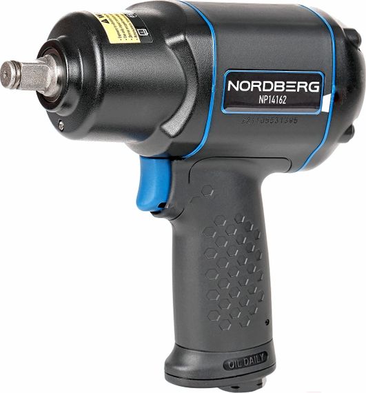 Пневмогайковерт ударный 1/2&quot;, 1620Нм NORDBERG NP14162