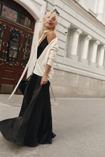 Юбка длинная на завязках