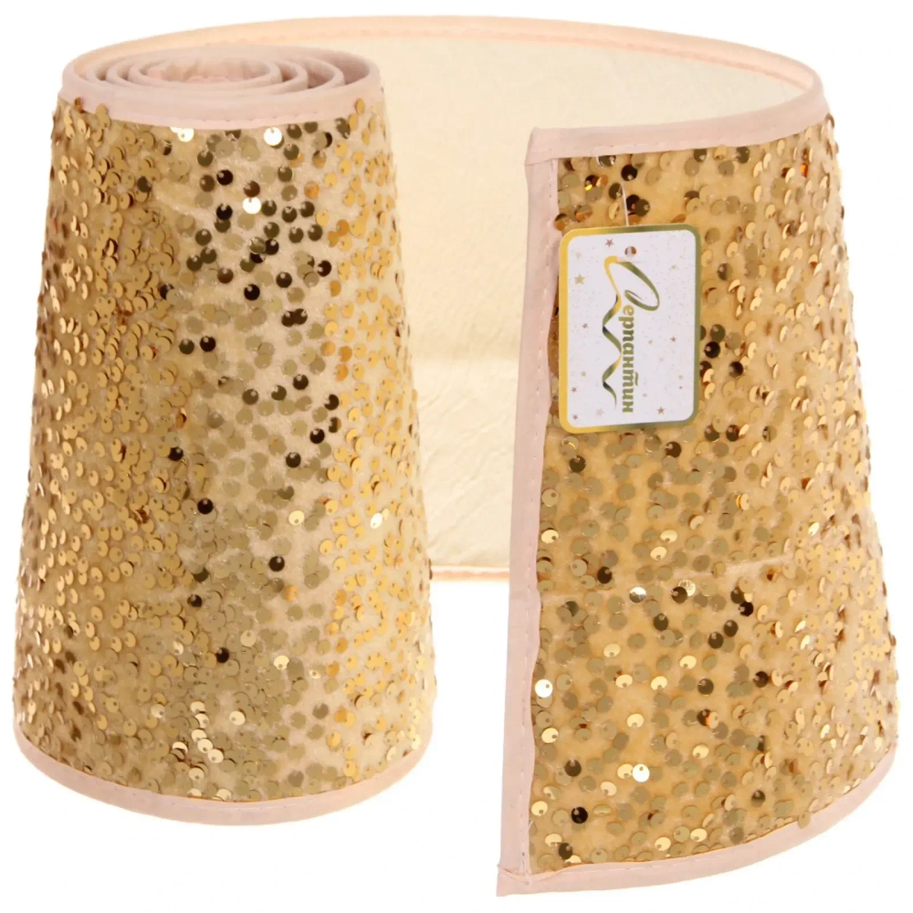 Декор для основания ёлки «Shine» d40*D56 см, h20см, Золото