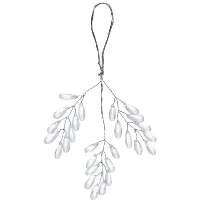 Ветка декоративная «Волшебство ночи» 20 см, Прозрачный