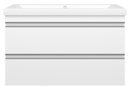 Тумба под раковину Misty Ингрид 90 подвесная