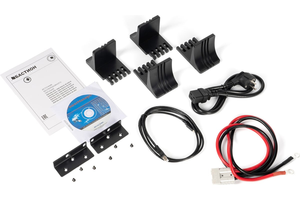 Источник бесперебойного питания RAPAN-UPS 2000-RACK-IN-4X9