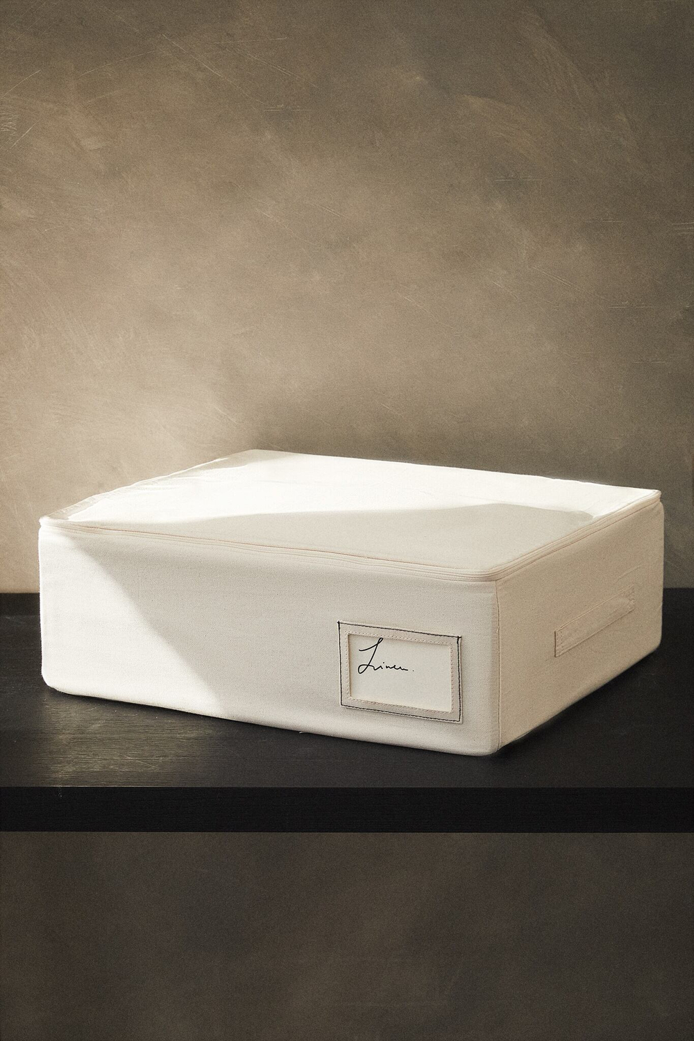 ZARA HOME КОРОБКА-ОРГАНАЙЗЕР СРЕДНЕГО РАЗМЕРА, ЭКРЮ