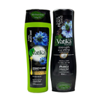 Шампунь Dabur Vatika Black Seed Strong & Shine Дабур Ватика Черный тмин Сила и блеск Восстановление и защита волос, предупреждает выпадение волос, 400 мл