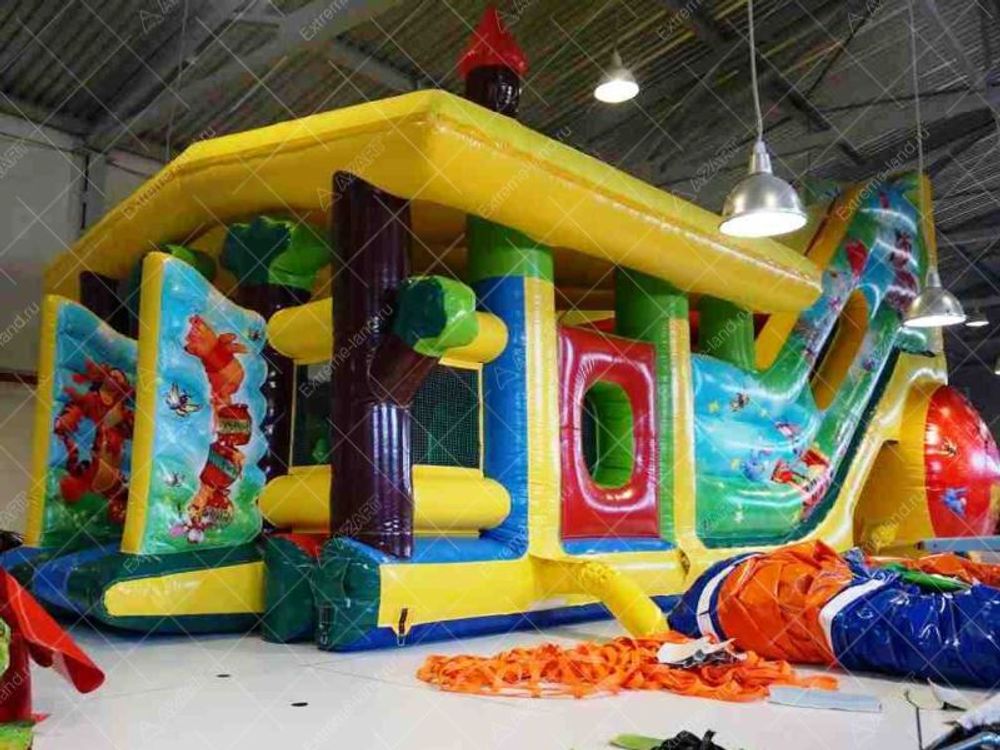 Батут-горка "Винни-Пух 2"