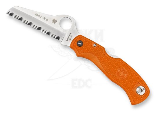 Складной нож Spyderco Rescue C45SOR c клинком из стали VG-10, рукоять FRN
