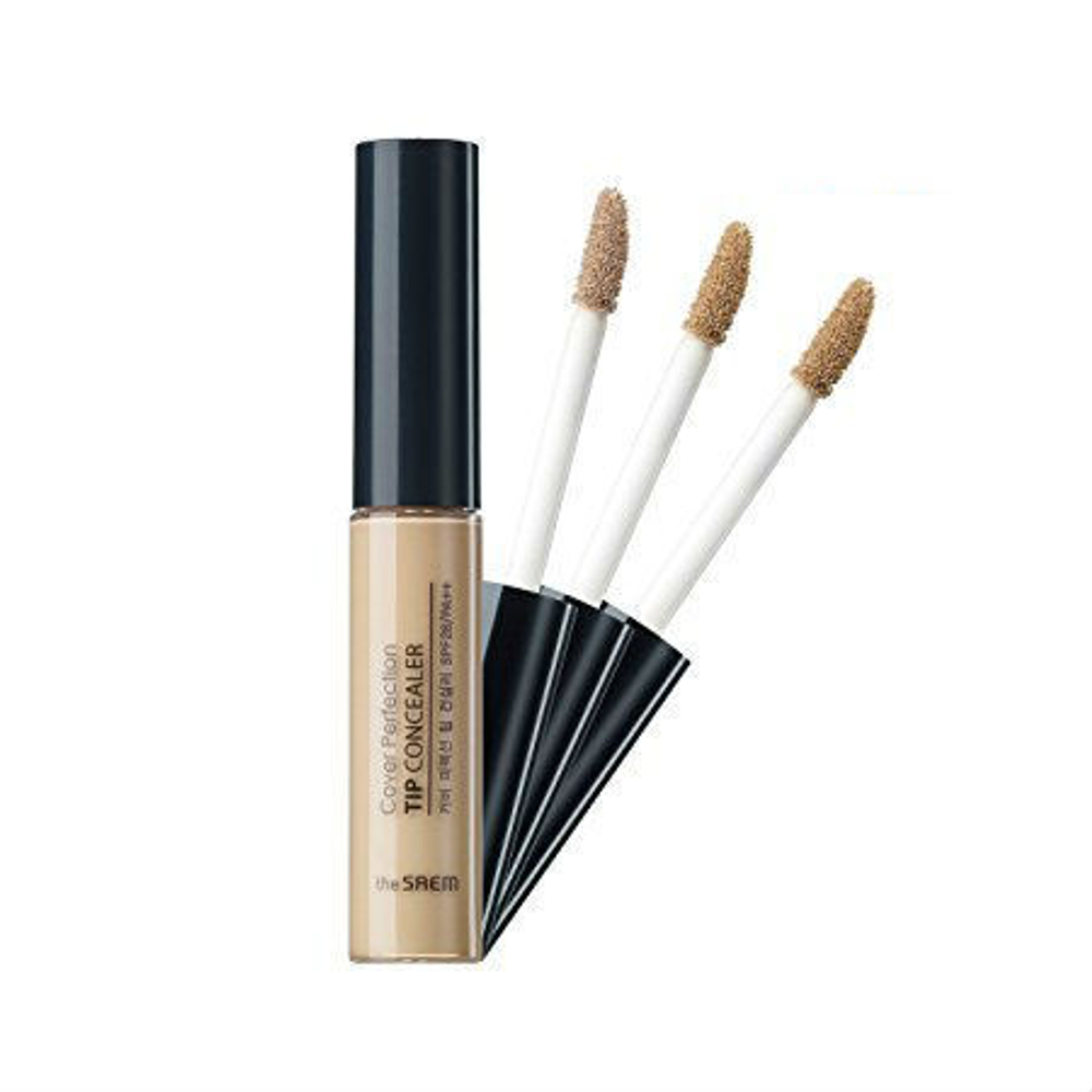 Консилер для маскировки недостатков кожи THE SAEM Cover Perfection Tip Concealer тон 1.5