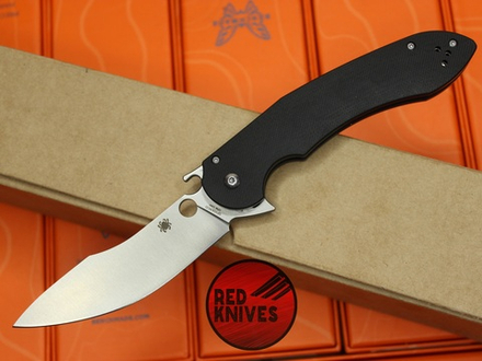 Нож Spyderco Tropen C237 - черная рукоять, сатин клинок