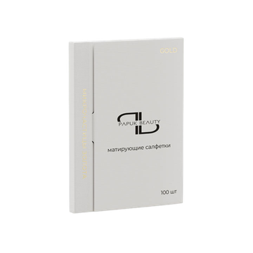PAPUK BEAUTY Матирующие салфетки с золотой