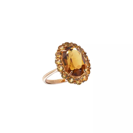Secrets Кольцо с Цитрином овальной огранки