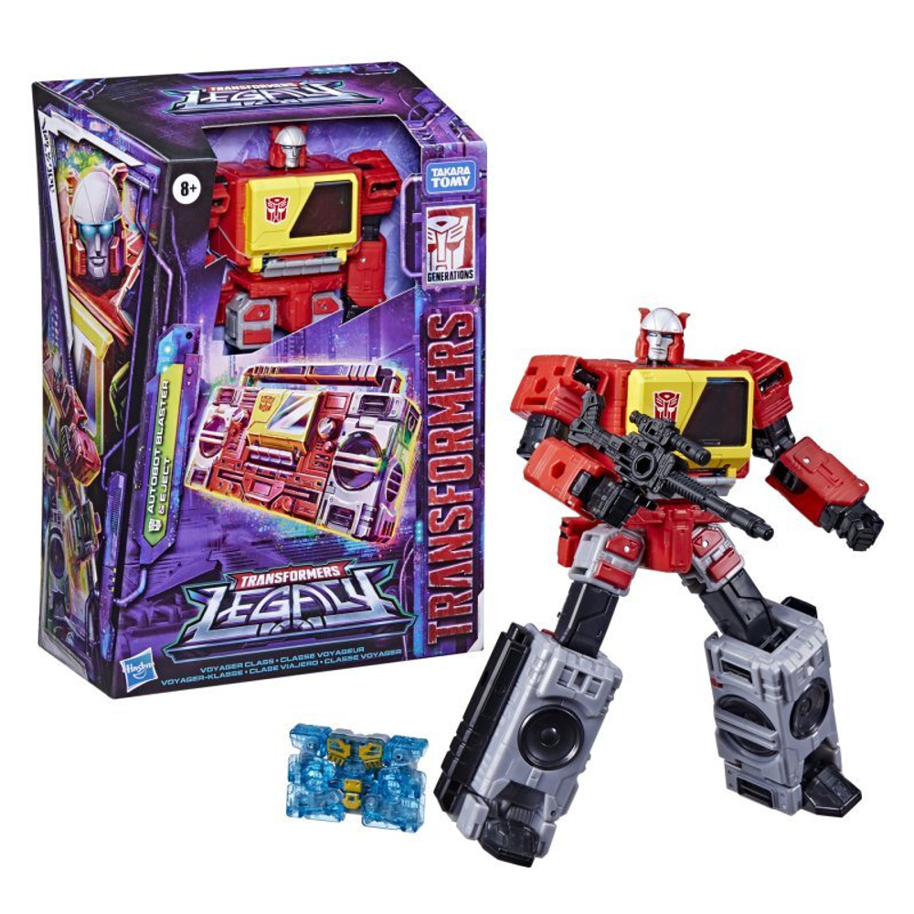 Hasbro Transformers Generations Legacy - Voyager Autobot Blaster + фигурка Eject F3054