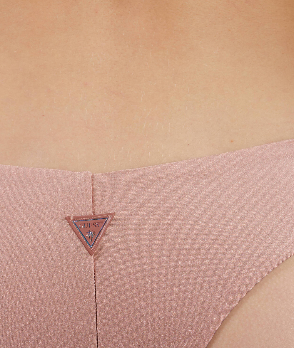 Трусики бикини SEQUINS V BRAZILIAN Guess - розовое золото(E3GO00 KBMV0)