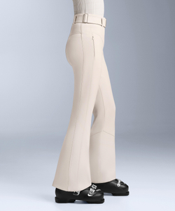 OYSHO Водонепроницаемые расклешенные эластичные брюки SKI с высокой посадкой, норка