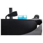 Кресло оператора Helmi HL-M95 (695) "Airy", спинка сетка оранжевая/сиденье ткань TW черная, механизм качания