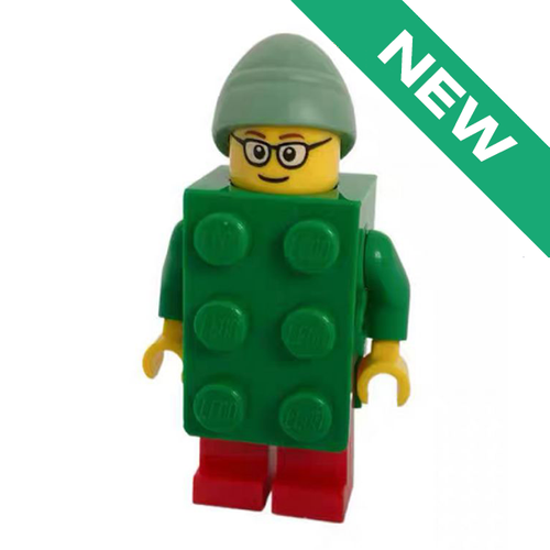 NEW Парень в костюме Зеленого Кирпичика из BAM