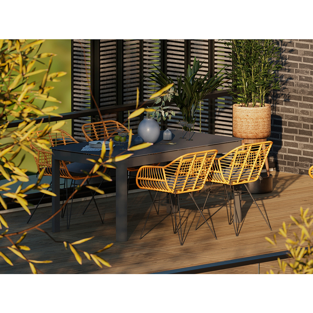 Стул vetle bent, ротанг