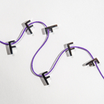 Подвеска в форме буквы "F", 8мм, сталь