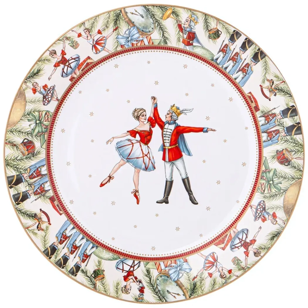 Тарелка закусочная 27см «Щелкунчик»