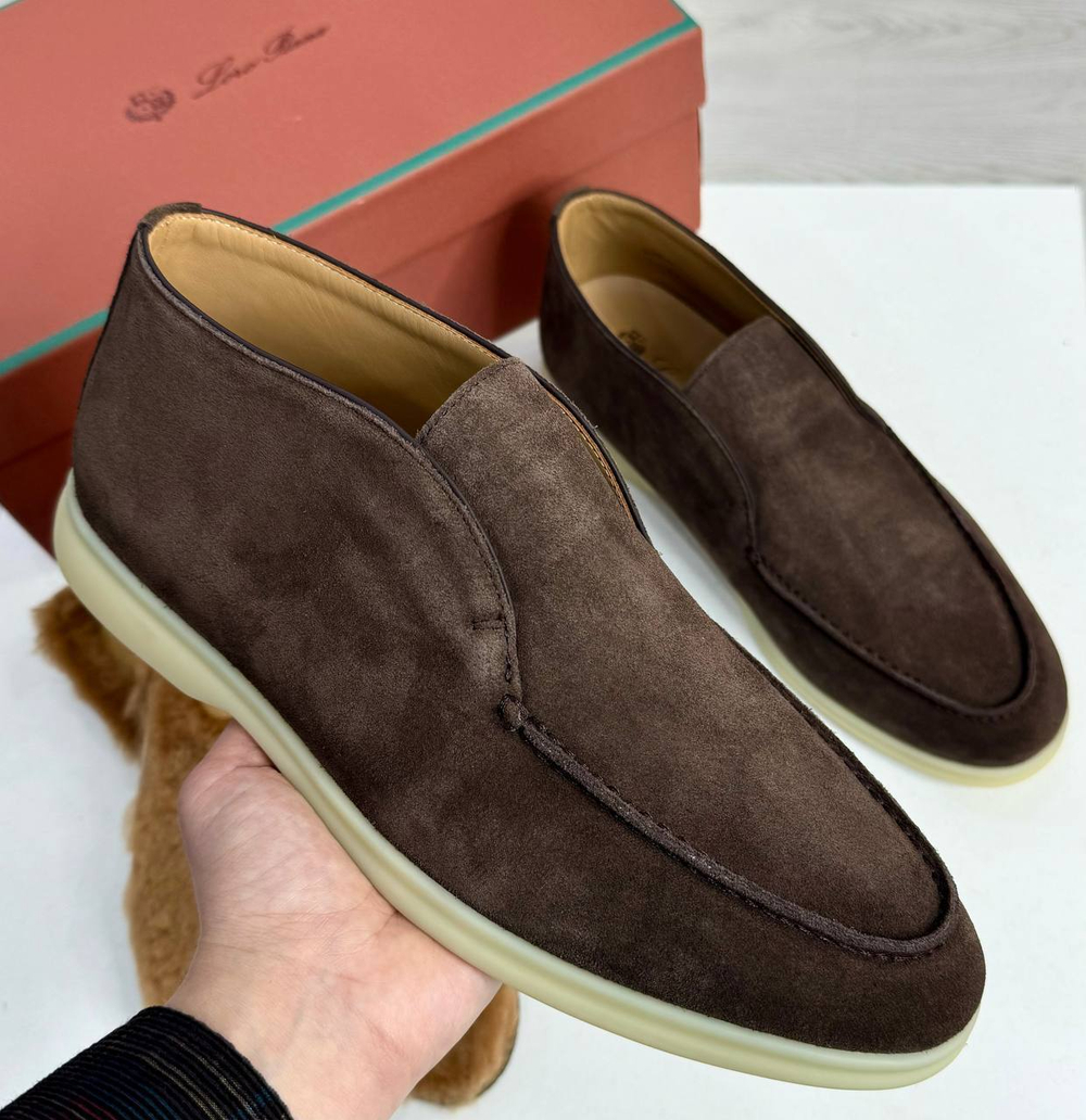 Лоферы Loro Piana с меховой стелькой, арт. 463627651