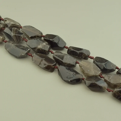 Нитка Раухтопаз 40 см. (Без замка)