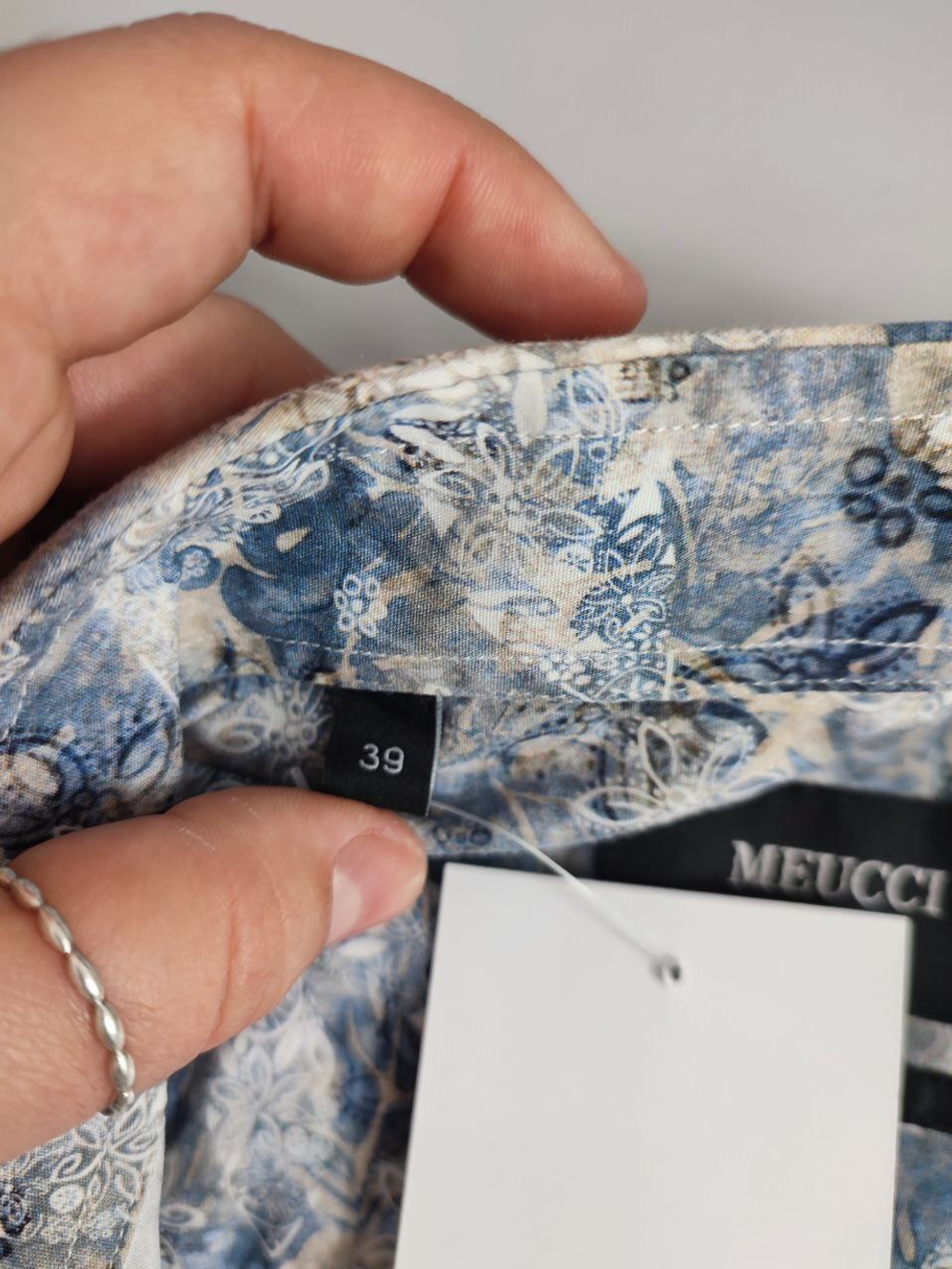 Рубашка Meucci с принтом 50 размер