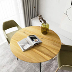 Леер М рустик натуральный опора черная Plazwood