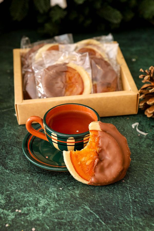 Апельсин в шоколаде 