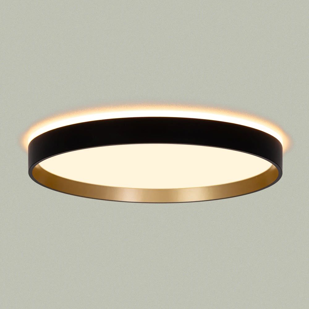 Citilux ETALON CL750321R LED RGB Светильник с пультом Чёрный+Золото