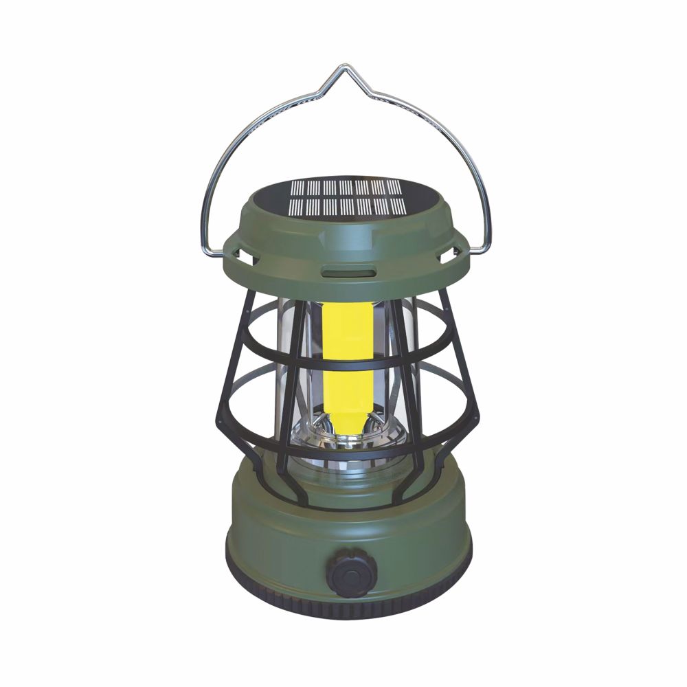 Фонарь кемпинговый "СИБИРСКИЙ СЛЕДОПЫТ-Неон-2", 2СОВ, солн. бат., аккум.1x2200 mAh, зеленый