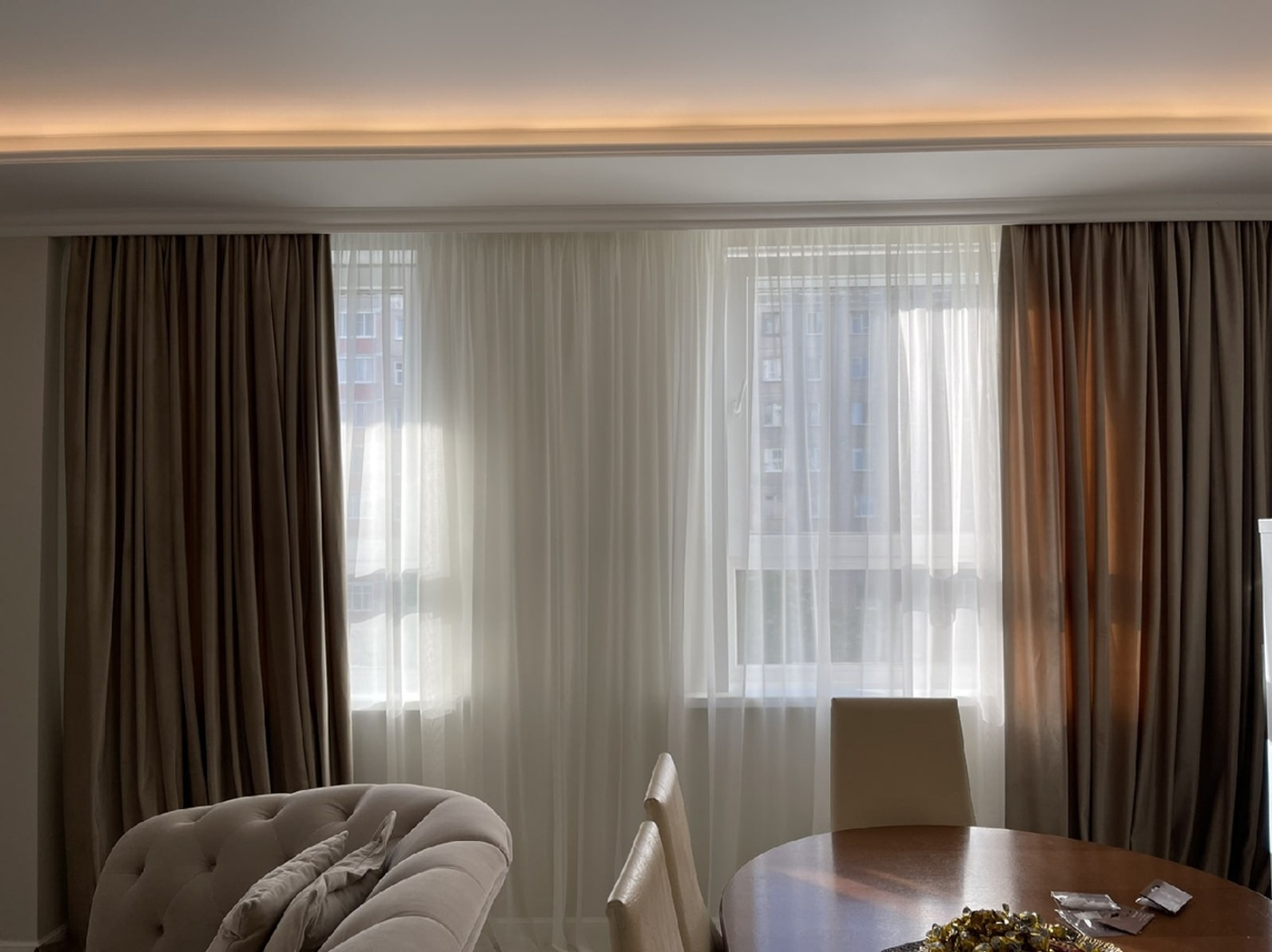 " Повесили шторы и в доме стало гораздо уютнее"