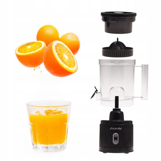 Беспроводная соковыжималка Kamille KM 6735 для цитрусовых