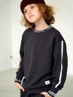 Костюм для мальчика серый, свитшот и брюки